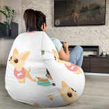 Cute Chihuahua Puppie Pattern Bean Bag Cover