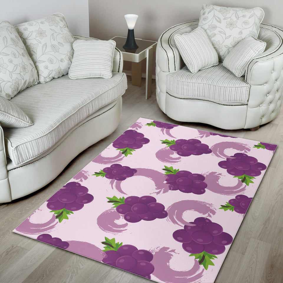 Cute Grape Pattern Area Rug