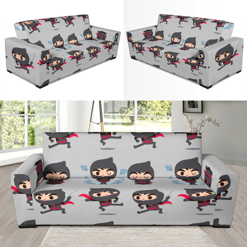 Cute Ninja Pattern Sofa Slipcover
