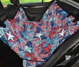 Hand Drawn Colorful Starfish Dog Car Seat Covers