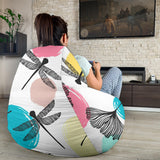 Dragonflies Ginkgo Leaves Pattern Bean Bag Cover