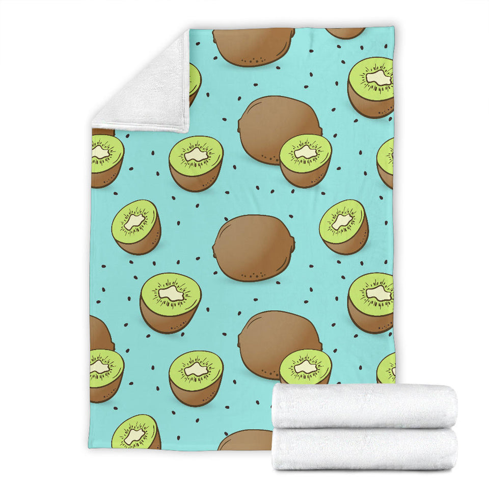 Kiwi Blue Background Premium Blanket