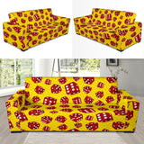 Dice Pattern Print Design 04 Sofa Slipcover