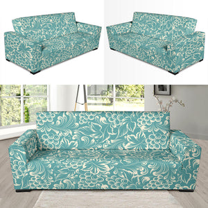 Classic Hand Drawn Grape Pattern Sofa Slipcover