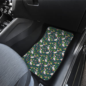Pelican Pattern Print Design 05 Front Car Mats
