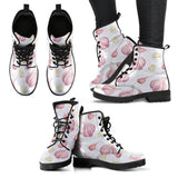 Garlic Pattern Leather Boots