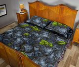 blueberry pattern Quilt Bed Set