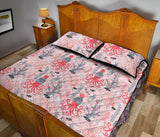 Octopus winter hat garland Fish candy Seaweed Coral Starfish Quilt Bed Set