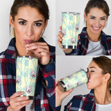 French Bulldog Hawaii Blackground Tumbler