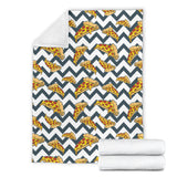 Pizza Design Pattern Premium Blanket