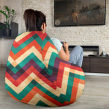 Zigzag  Chevron Colorful Pattern Bean Bag Cover