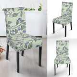 Hand Drawn Blueberry Pattern Dining Chair Slipcover