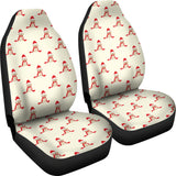Golden Retriever Pattern Print Design 01 Universal Fit Car Seat Covers