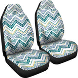 Zigzag  Chevron Paint Design Pattern  Universal Fit Car Seat Covers