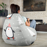 Cute Penguin Christmas Pattern Bean Bag Cover