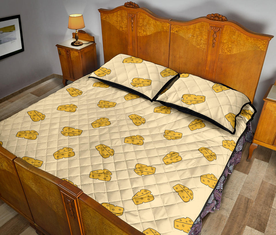 Cheese pattern Quilt Bed Set