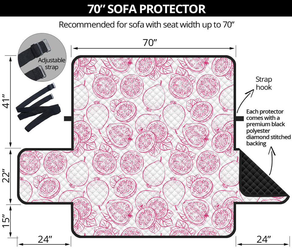 Sketch guava pattern Sofa Cover Protector