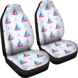 Sailboat Anchor Pattern  Universal Fit Car Seat Covers