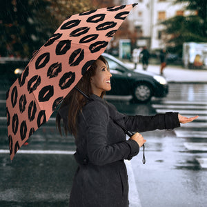 Lips Pattern Print Design 02 Umbrella