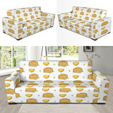 Pancake Pattern Print Design 03  Sofa Slipcover