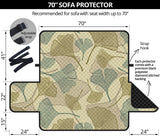 Ginkgo leaves design pattern Sofa Cover Protector