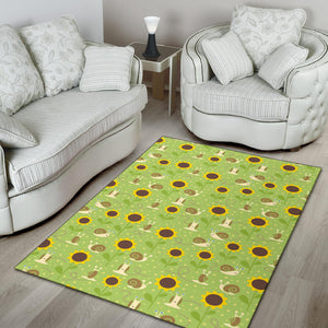 Snail Pattern Print Design 01 Area Rug