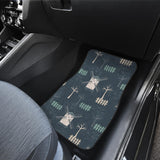 Windmill Tree Pattern Front And Back Car Mats