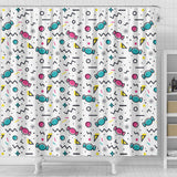 Candy Design Pattern Shower Curtain Fulfilled In US