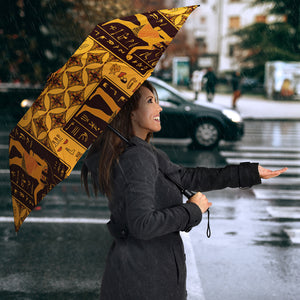 Egypt Hieroglyphics Pattern Print Design 05 Umbrella