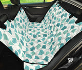 Green Ginkgo Leaves Pattern Dog Car Seat Covers