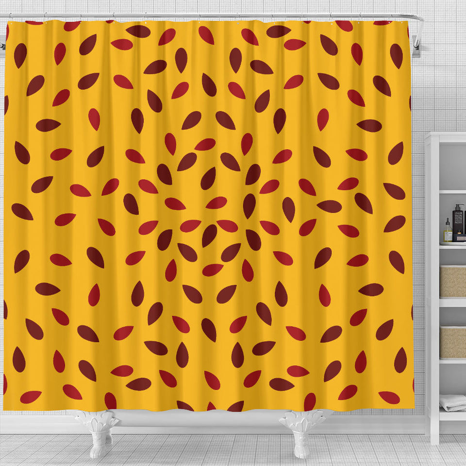 Passion Fruit Texture Shower Curtain Fulfilled In US