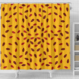 Passion Fruit Texture Shower Curtain Fulfilled In US