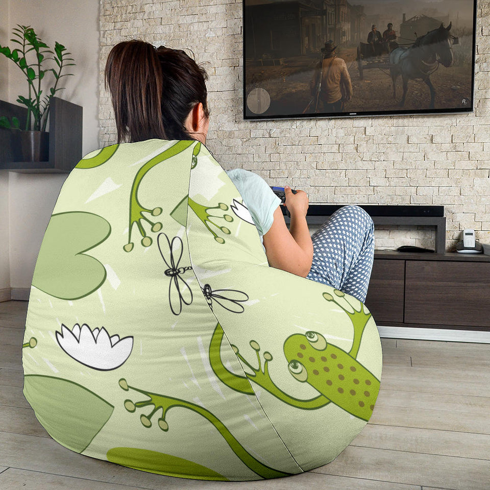 Cute Frog Dragonfly Pattern Bean Bag Cover