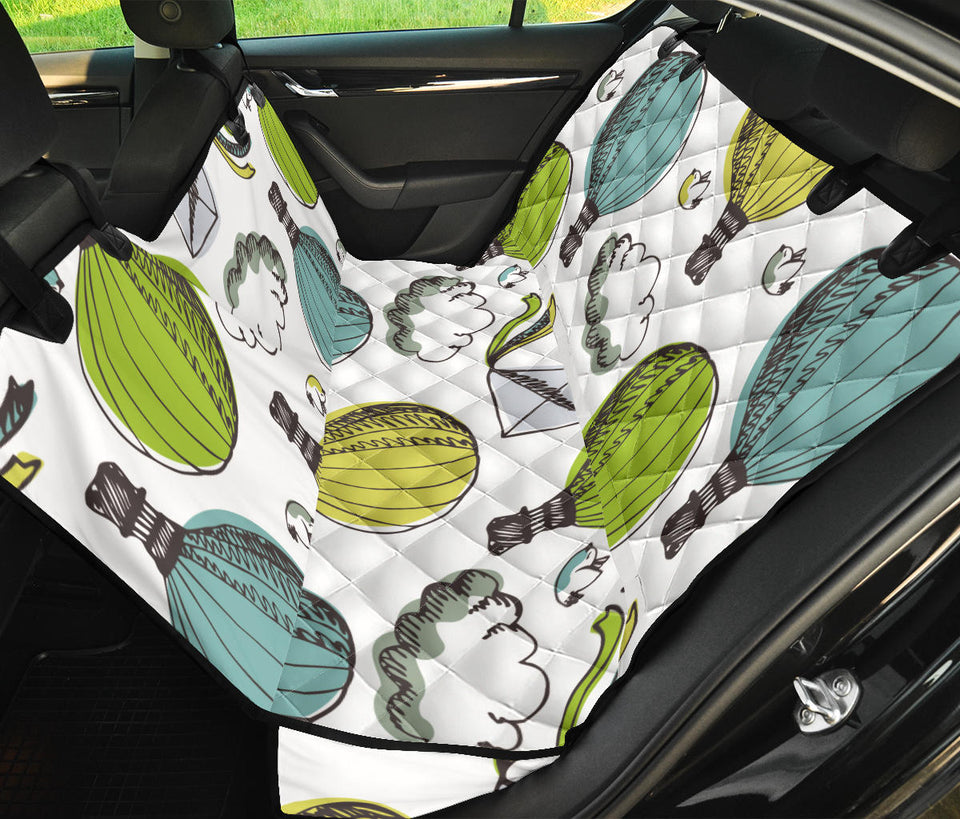 Hot Air Balloon Bird Cloud Pattern Dog Car Seat Covers