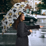 Lion Pattern Print Design 05 Umbrella