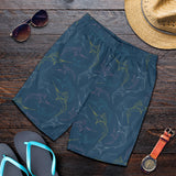 Swordfish Pattern Print Design 02 Men Shorts