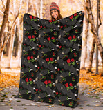 Eagle Pattern Print Design 04 Premium Blanket