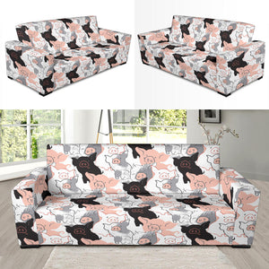 Pig Pattern Print Design 05  Sofa Slipcover
