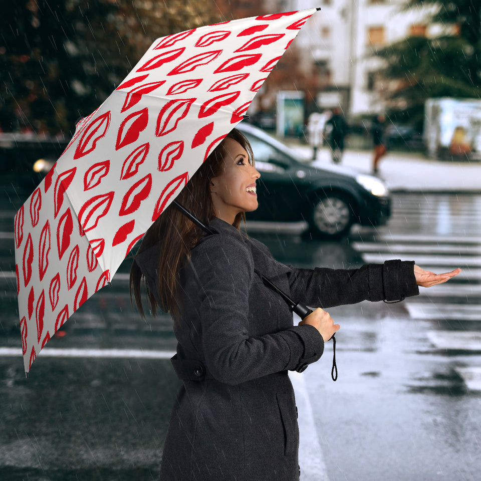 Lips Pattern Print Design 05 Umbrella