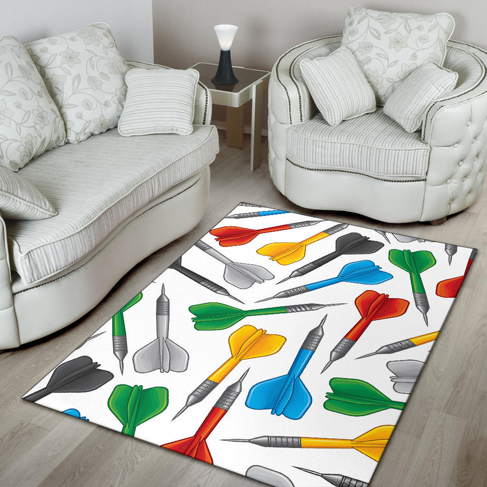 Darts Pattern Print Design 03 Area Rug