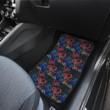 Octopus Sea Wave Tropical Fishe Pattern Front Car Mats