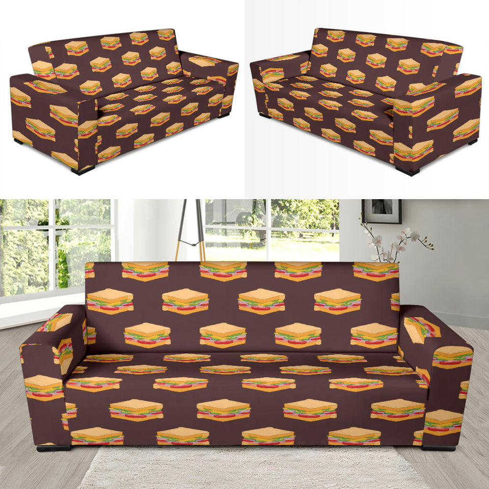Sandwich Pattern Print Design 04  Sofa Slipcover