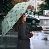 Kangaroo Pattern Background Umbrella