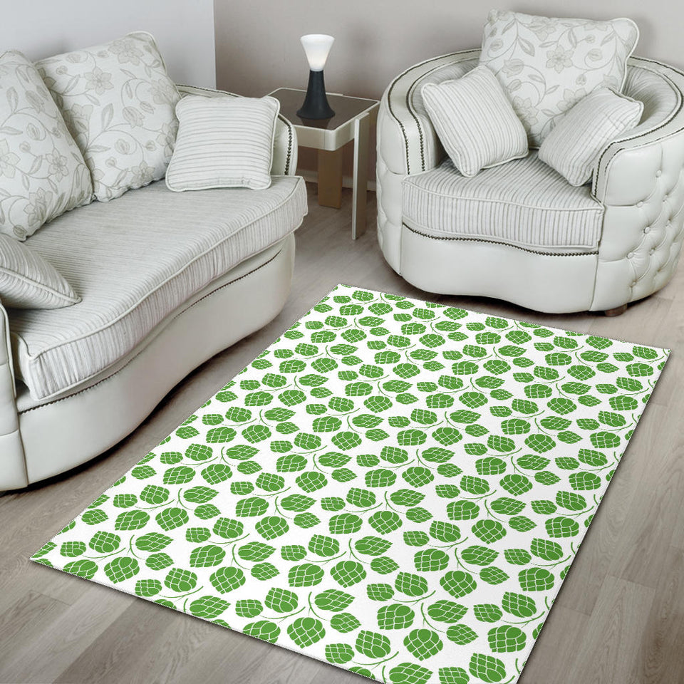 Hop Patternn Background Area Rug