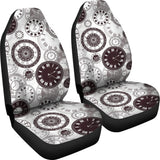 Classic Vintage Clock Pattern Universal Fit Car Seat Covers