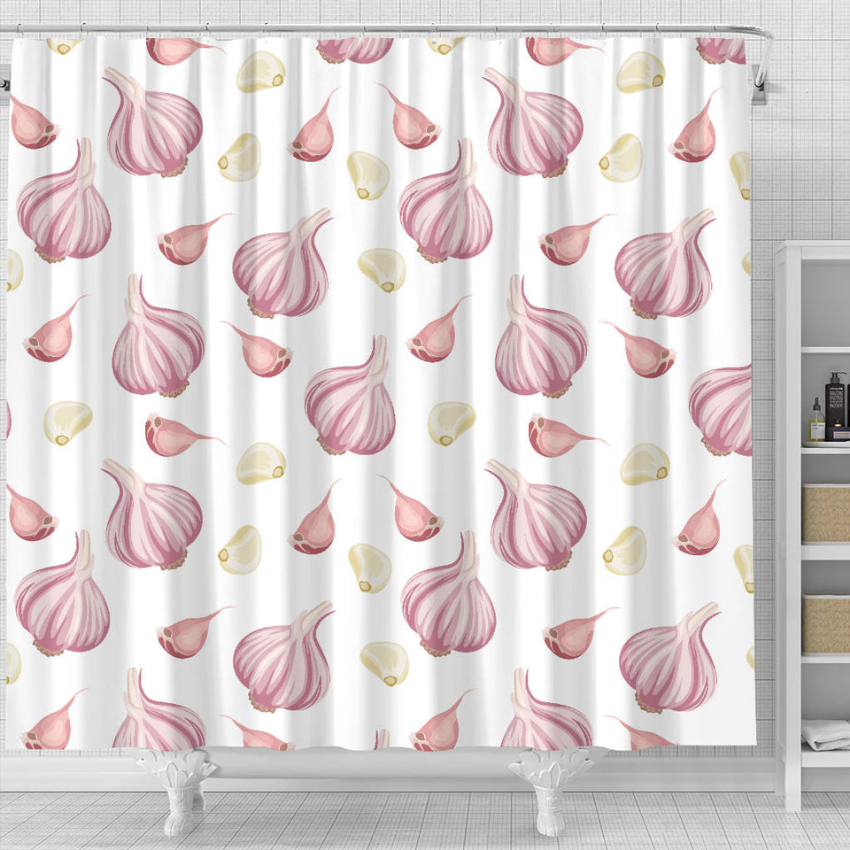 Garlic Pattern Shower Curtain Fulfilled In US