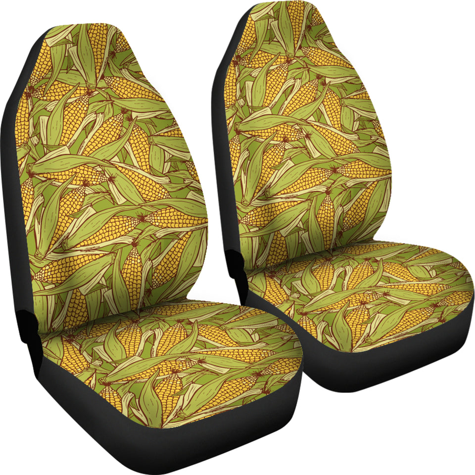 Corn Pattern Print Design 01 Universal Fit Car Seat Covers