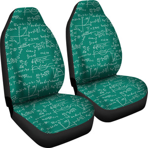 Math Pattern Print Design 01 Universal Fit Car Seat Covers