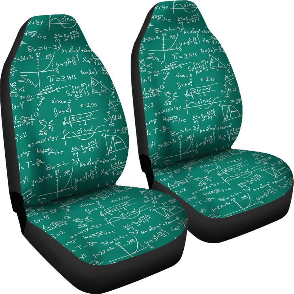 Math Pattern Print Design 01 Universal Fit Car Seat Covers