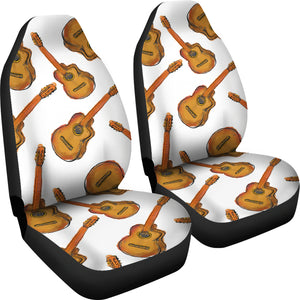 Paint Guitar Pattern Universal Fit Car Seat Covers